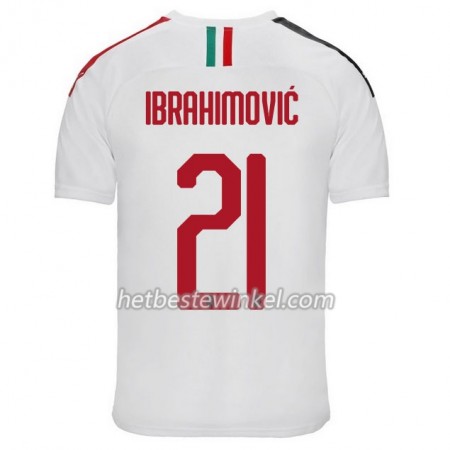 AC Milan Ibrahimovic 21 Voetbalshirts Uit 2019/20